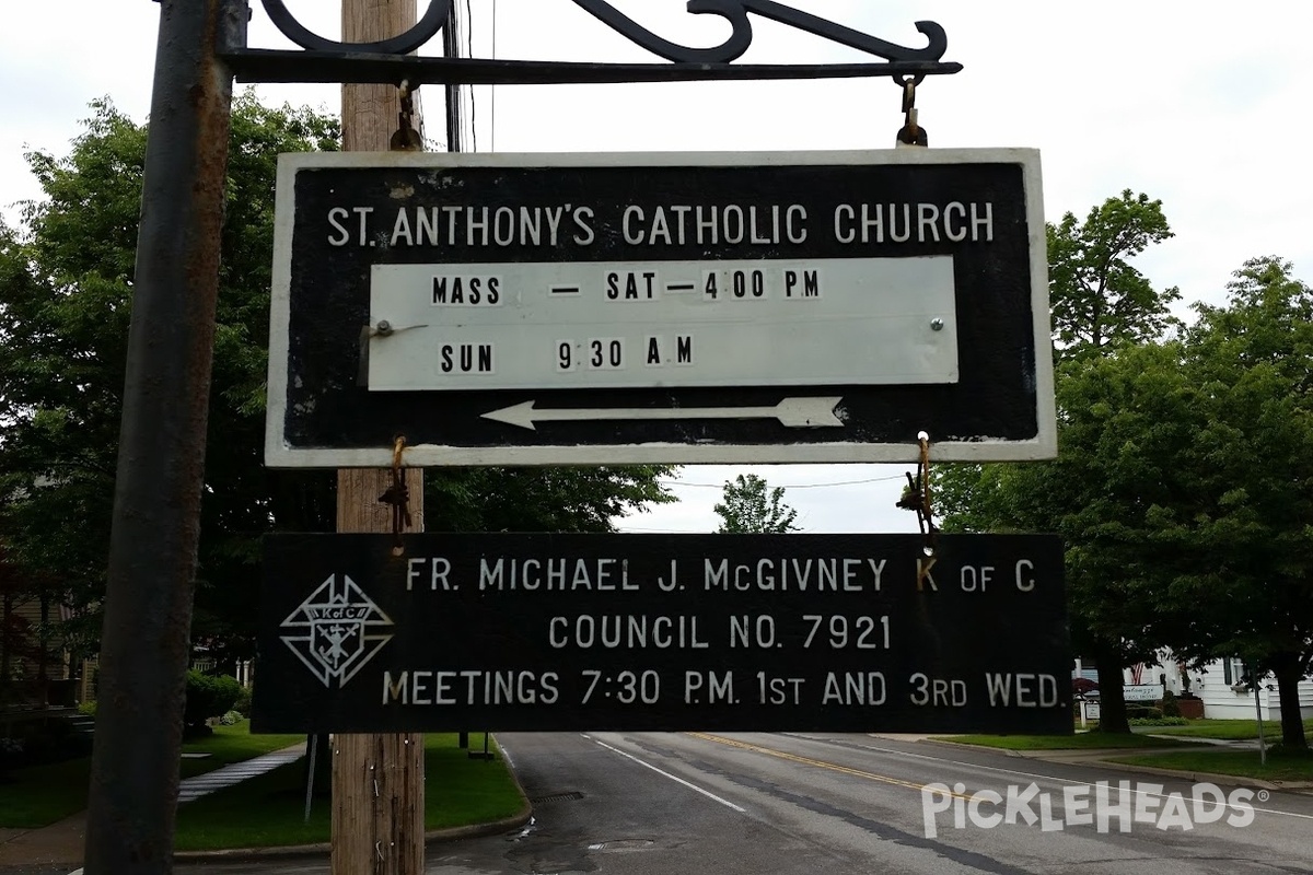 Photo of Pickleball at St. Anthony's Church Hall